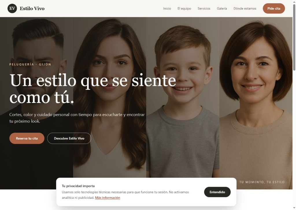 Vista previa del diseño de Estilo Vivo